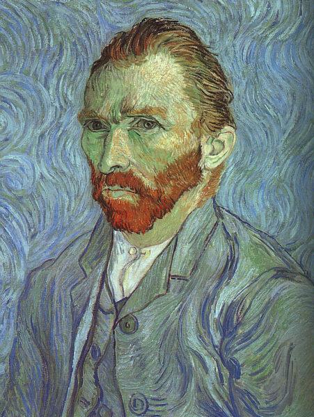 Vincent Van Gogh Self Portrait at Saint Remy